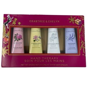 Crabtree & Evelyn 4 Piece Hand Therapy Set New